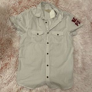 H&M boys half sleeves shirt with horizontal stripe